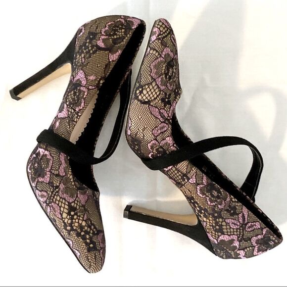 NWOT Madison by Shoe Dazzle Devany Lace Pumps - Picture 2 of 6